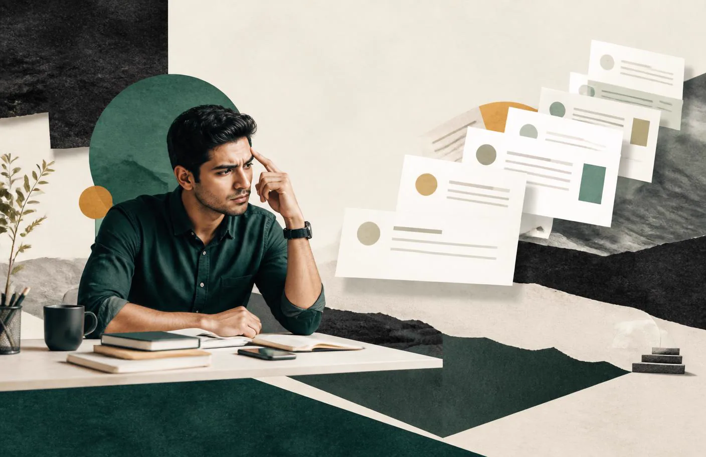 An Indian professional receives generic AI responses that stop without taking action